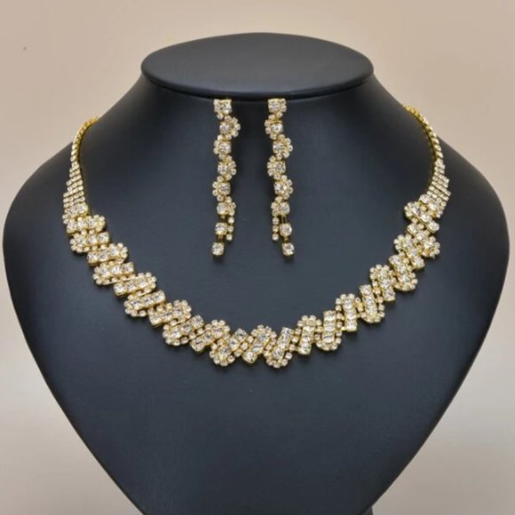 Best Gift Rhinestone Jewelry Set - Picture 1 of 6